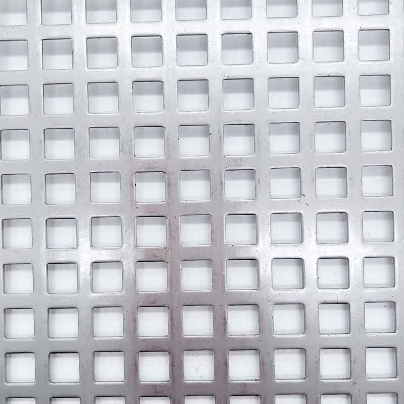 Aluminium Lochblech - Quadratlochung gerade Reihe - EN AW 5754