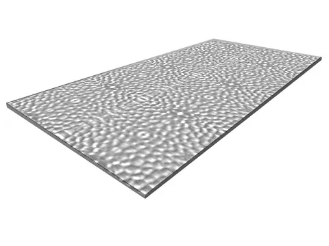 Aluminium Al 99,5 Hammerschlag H14/24 – Tafel