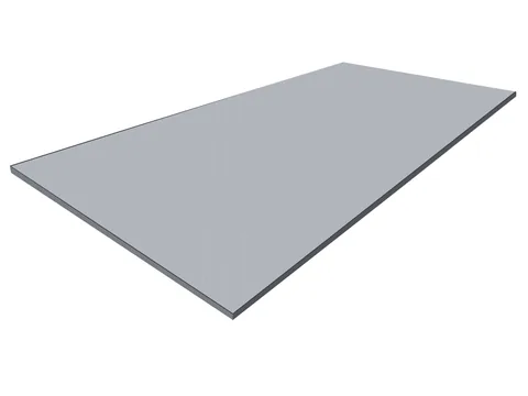 Edelstahl 1.4301 2B Dessin LEDERNARBEN – Tafel