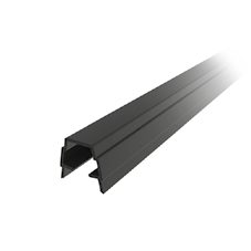 Einfass- + Abdeckprofil schwarz, 2000 mm – Beispielabbildung