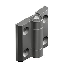 Scharnier Zinkdruckguss inkl. Raste, 60×60mm, nicht aushängbar – Beispielabbildung