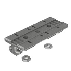 Gleitschlitten mit Mutter und Schuh, 40×80 mm – Beispielabbildung